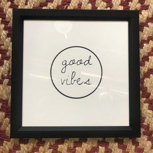 Good Vibes Square Print